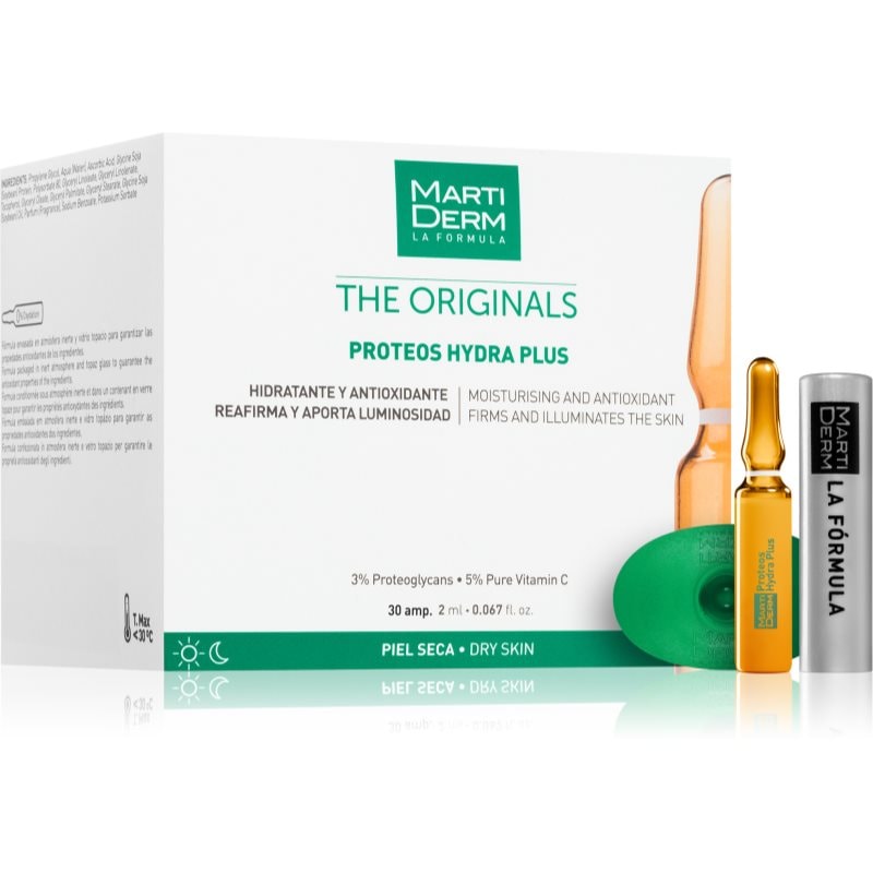 MartiDerm MartiDerm The Originals Protoes Hydra Plus интезивен хидратиращ серум 30x - Унисекс парфюм 2мл - Сравни цени от 1 магазин с безплатна доставка
