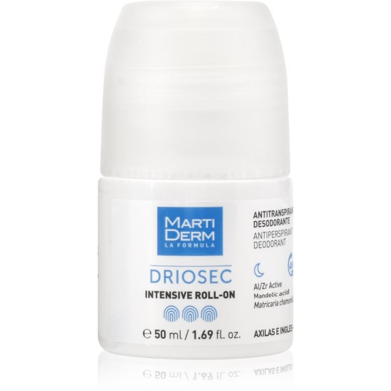 MartiDerm Driosec Intensive Roll-On антиперспирант срещу силно изпотяване