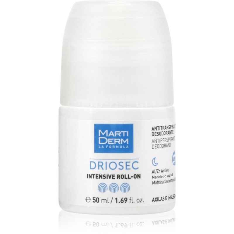 MartiDerm Driosec Intensive Roll-On антиперспирант срещу силно изпотяване - Грижа за тяло - Сравни цени от 1 магазин с безплатна доставка