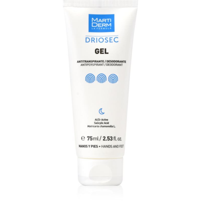 MartiDerm Driosec Gel Antitranspirante гел за ръце и крака против прекомерно потене - Грижа за тяло - Сравни цени от 1 магазин с безплатна доставка