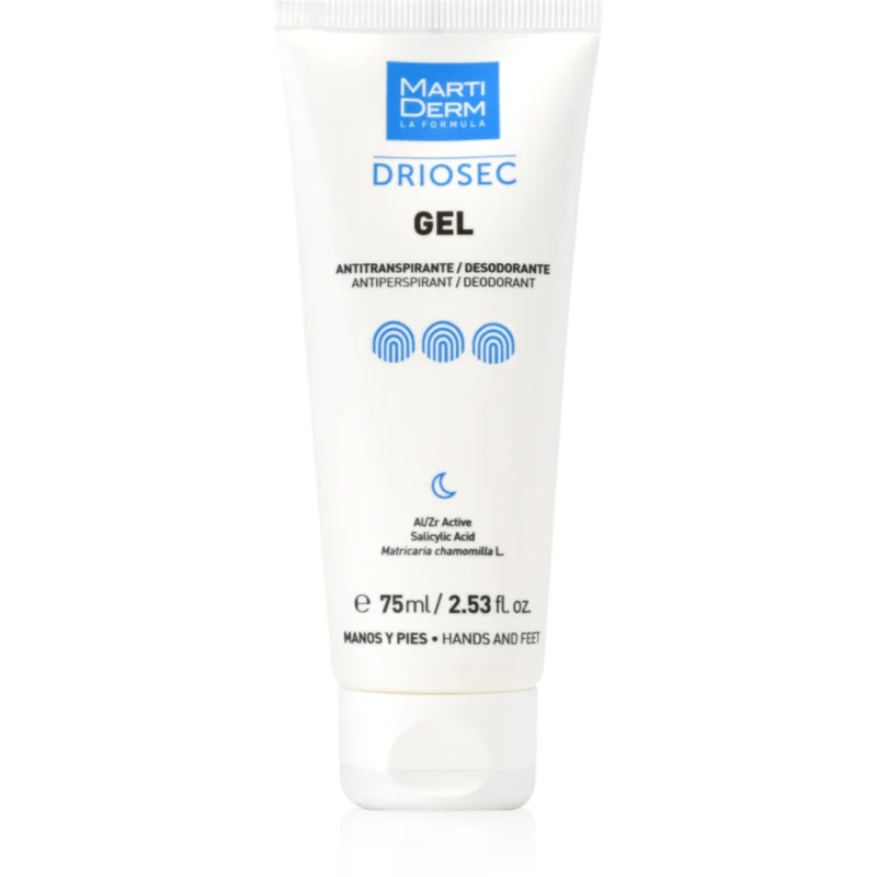 MartiDerm Driosec Gel Antitranspirante гел за ръце и крака против прекомерно потене - Грижа за тяло - Сравни цени от 1 магазин с безплатна доставка