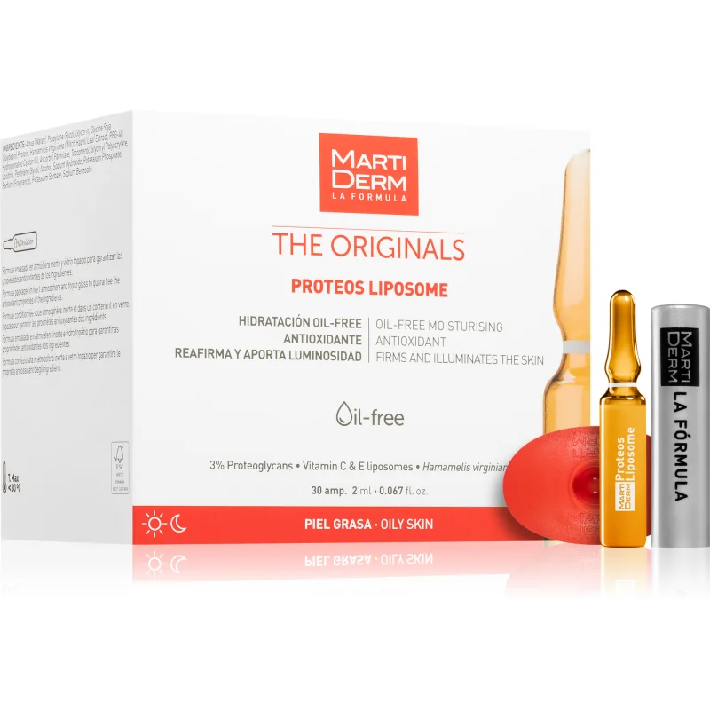 MartiDerm The Originals Proteos Liposome мулти коригираща Anti-age грижа в ампули 30x - Грижа за лице - Сравни цени от 1 магазин с безплатна доставка