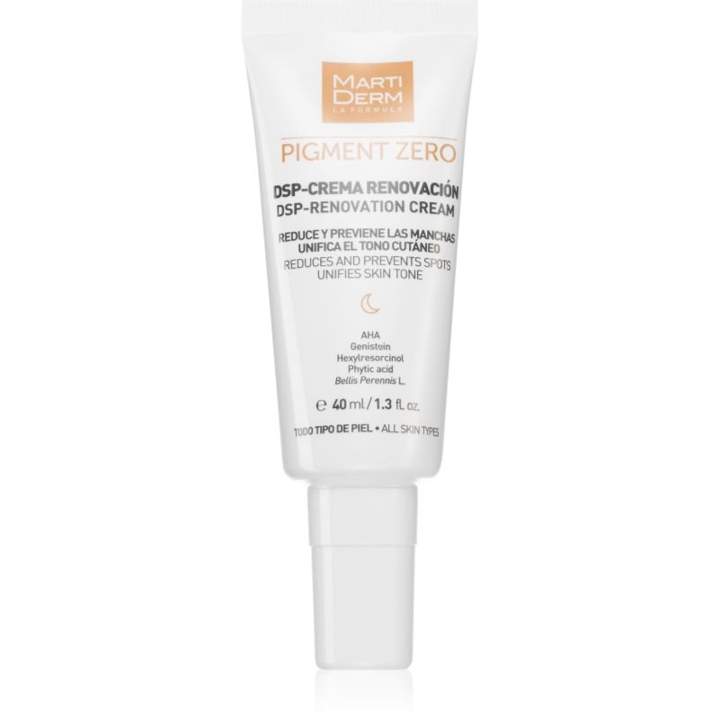 MartiDerm Pigment Zero DSP-Cream нощен крем против пигментни петна