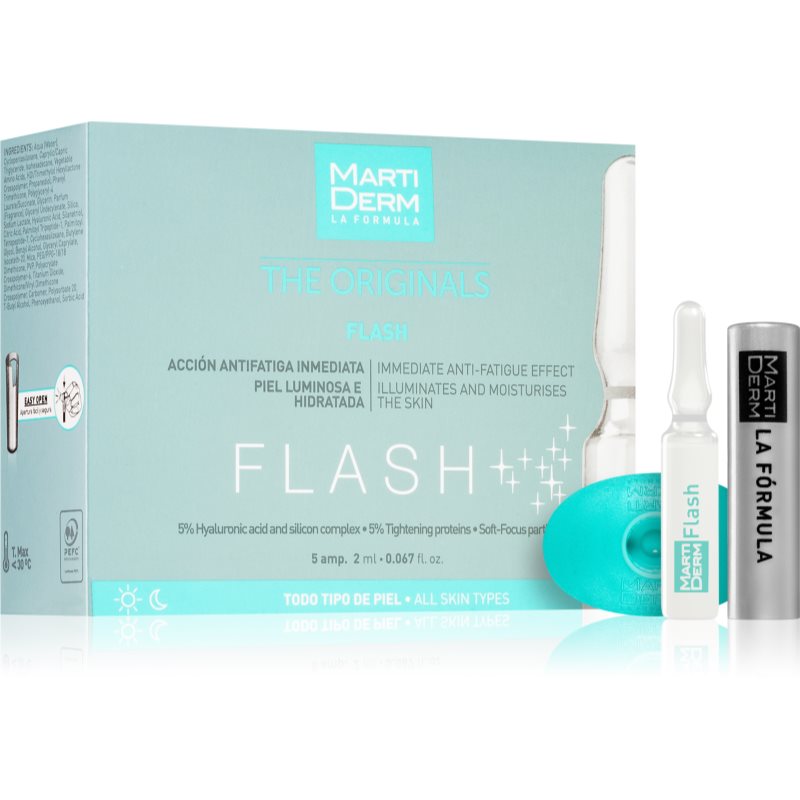 MartiDerm The Originals Flash концентрирана грижа в ампули 5x - Грижа за лице - Сравни цени от 1 магазин с безплатна доставка