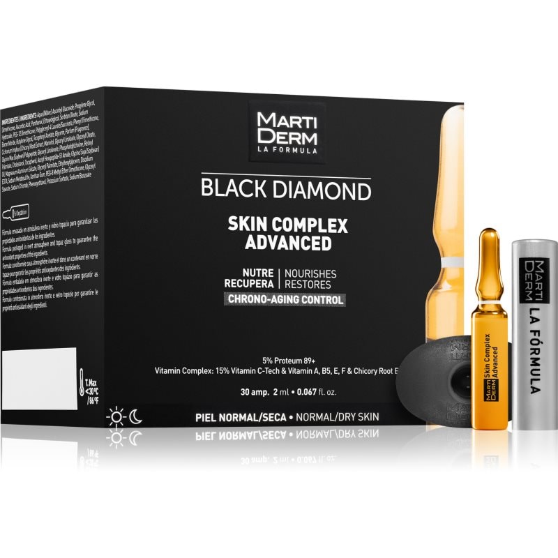 MartiDerm Black Diamond Skin Complex Advanced ампули за уморена кожа - Грижа за лице - Сравни цени от 1 магазин с безплатна доставка