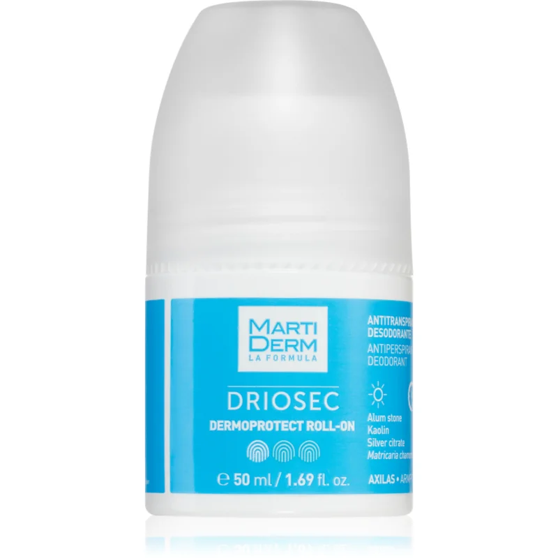 MartiDerm Driosec Dermoprotect Roll-On антиперспирант дезодорант срещу бели и жълти петна - Грижа за тяло - Сравни цени от 1 магазин с безплатна доставка