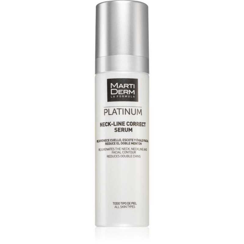 MartiDerm Platinum Neck-Line Correct Serum интензивен лифтинг серум за стягане на шията и брадичката - Грижа за лице - Сравни цени от 1 магазин с безплатна доставка