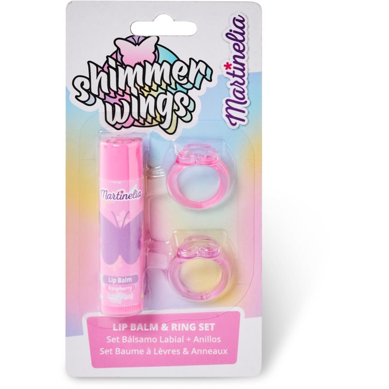 Martinelia Shimmer Wings Lip Balm & Ring Set комплект за деца - Комплект - Сравни цени от 1 магазин с безплатна доставка