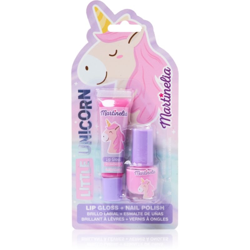 Martinelia Little Unicorn Nail & Lip Set подаръчен комплект за деца - Комплект - Сравни цени от 1 магазин с безплатна доставка