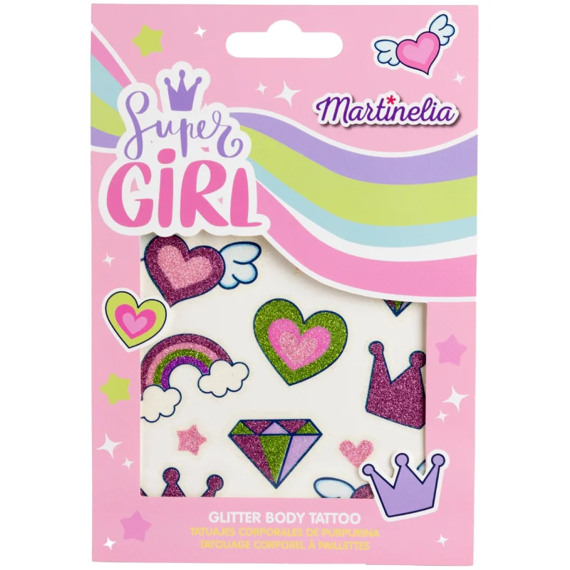 Martinelia Super Girl Glitter Body Tatto татуировка за деца - За деца - Сравни цени от 1 магазин с безплатна доставка