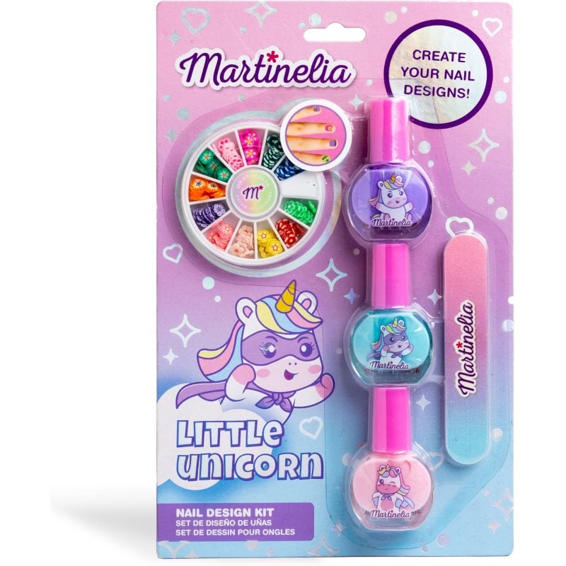Martinelia Little Unicorn Nail Design комплект за нокти за деца