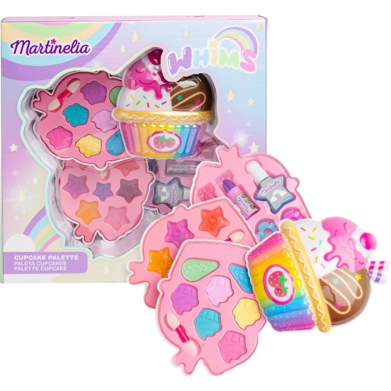 Martinelia Whims Cupcake Palette палитра с грим за очи и устни за деца