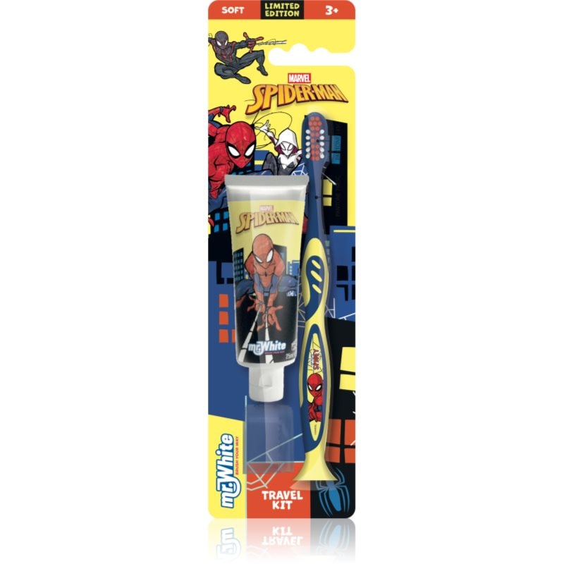 Marvel Spiderman Travel Kit Комплект за дентална грижа за деца - Комплект - Сравни цени от 1 магазин с безплатна доставка