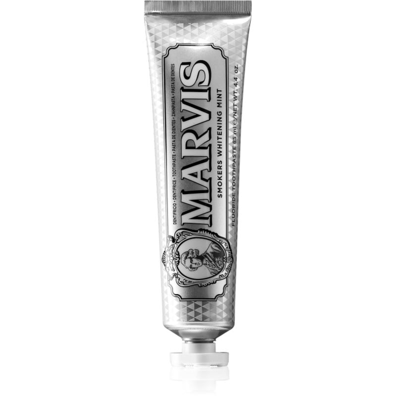 Marvis Whitening Smokers Mint избелваща паста за зъби за пушачи вкус Mint