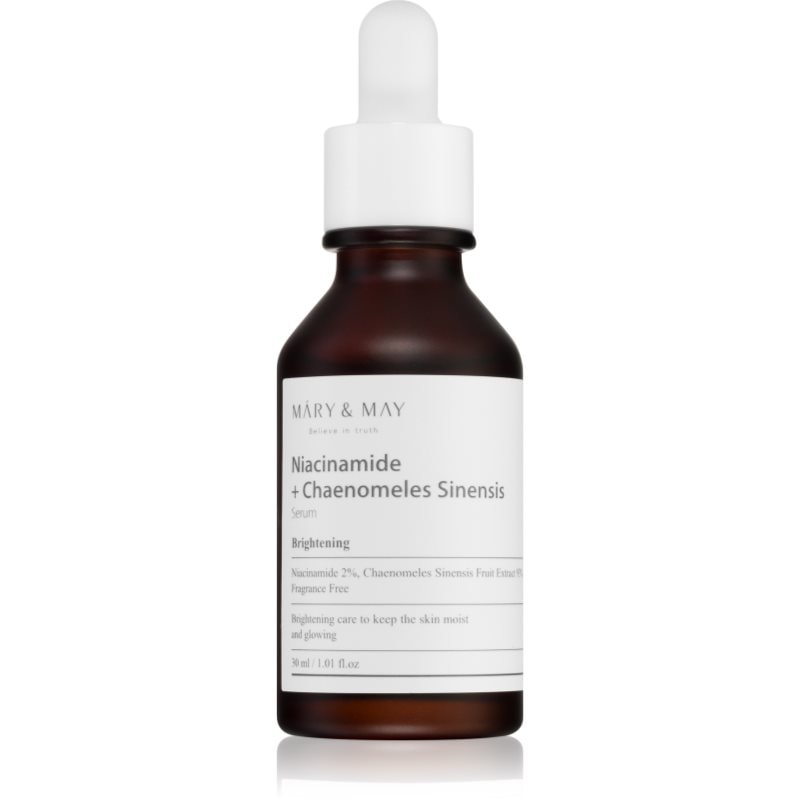 MARY & MAY Niacinamide + Chaenomeles Sinensis регенериращ и озаряващ серум възстановяващ кожната бариера - Грижа за лице - Сравни цени от 1 магазин с безплатна доставка