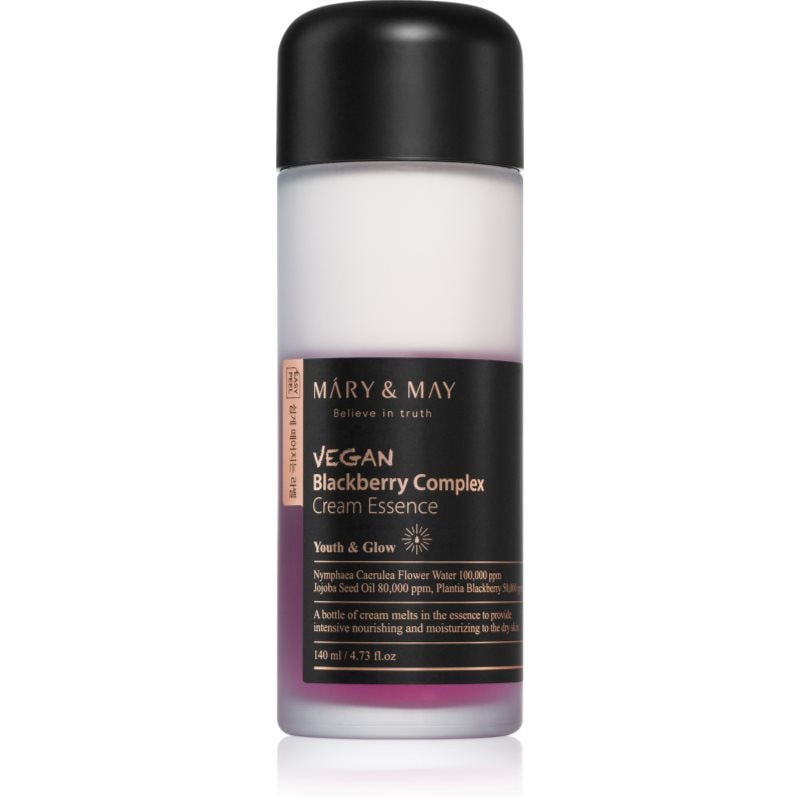 Mary and May MARY & MAY Blackberry Complex Cream Essence концентрирана хидратираща есенция за чувствителна кожа на лицето - Унисекс парфюм 140мл - Сравни цени от 1 магазин с безплатна доставка