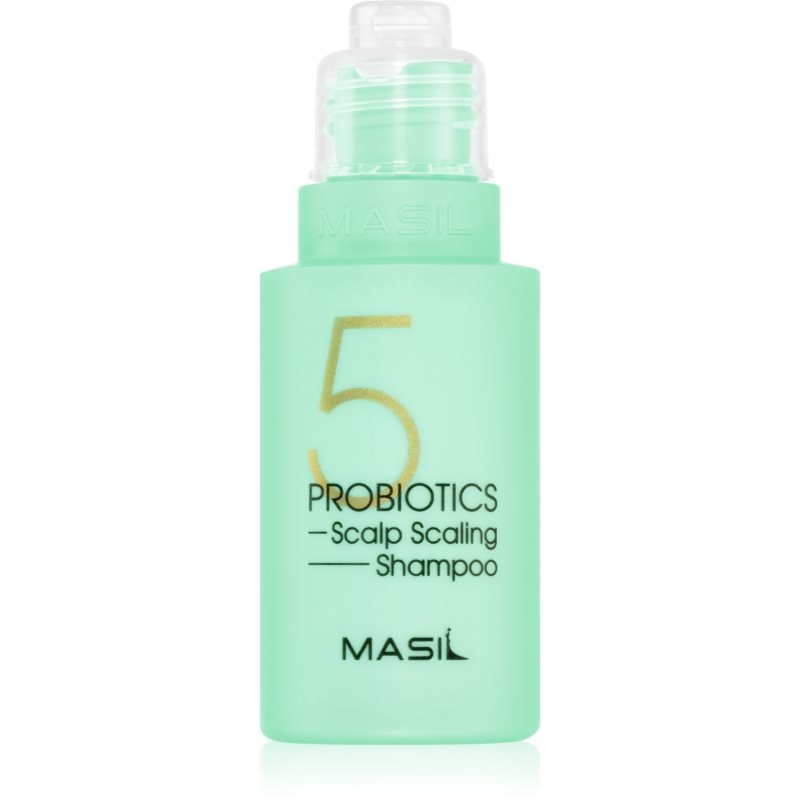 MASIL MASIL 5 Probiotics Scalp Scaling дълко почистващ шампоан против мазен пърхот - Унисекс парфюм 50мл - Сравни цени от 1 магазин с безплатна доставка