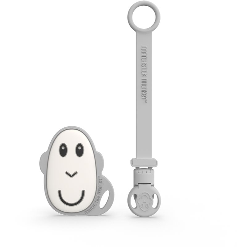 Matchstick Monkey Flat Face Teether & Soother Clip подаръчен комплект за деца Grey - За деца - Сравни цени от 1 магазин с безплатна доставка