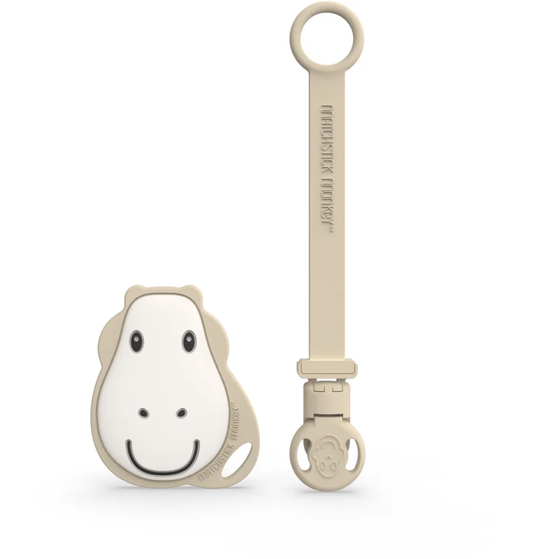 Matchstick Monkey Flat Face Teether & Soother Clip подаръчен комплект за деца - За деца - Сравни цени от 1 магазин с безплатна доставка