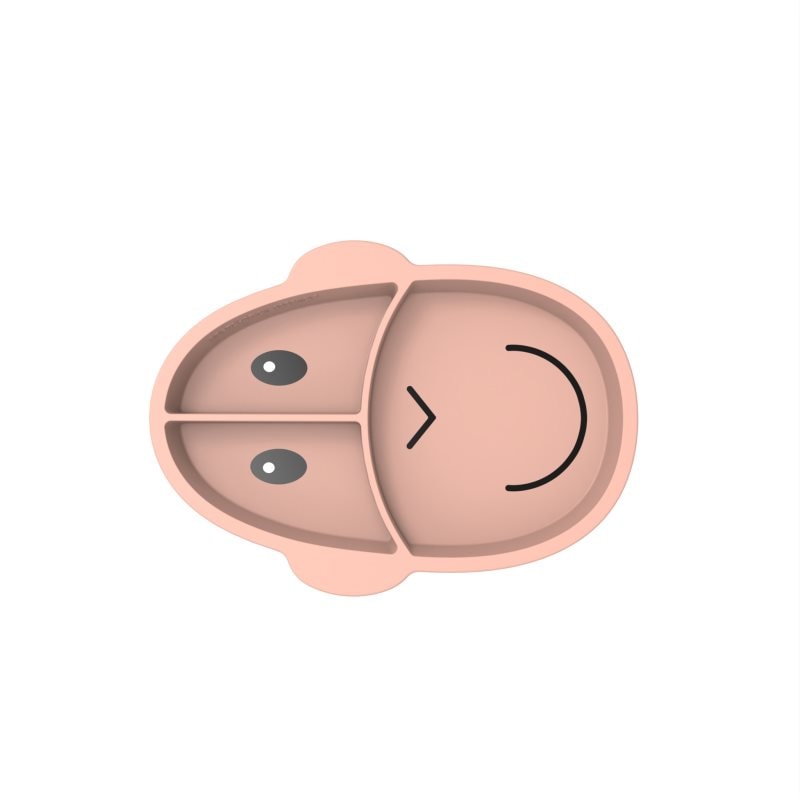 Matchstick Monkey Monkey Section Plate разделена чиния Dusty Pink - За деца - Сравни цени от 1 магазин с безплатна доставка