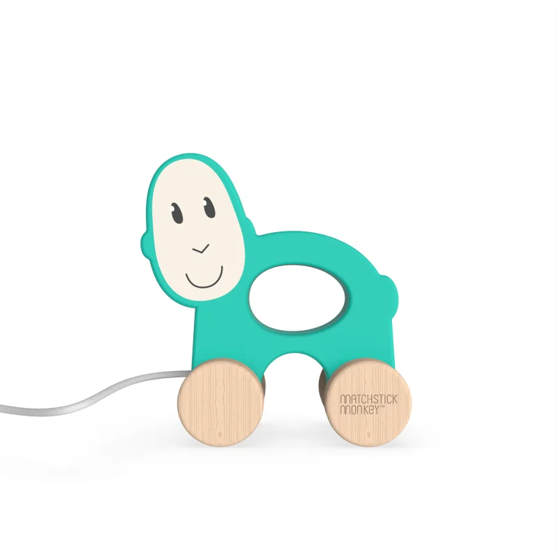 Matchstick Monkey Pull Along Animal люлееща се играчка Monkey - За деца - Сравни цени от 1 магазин с безплатна доставка
