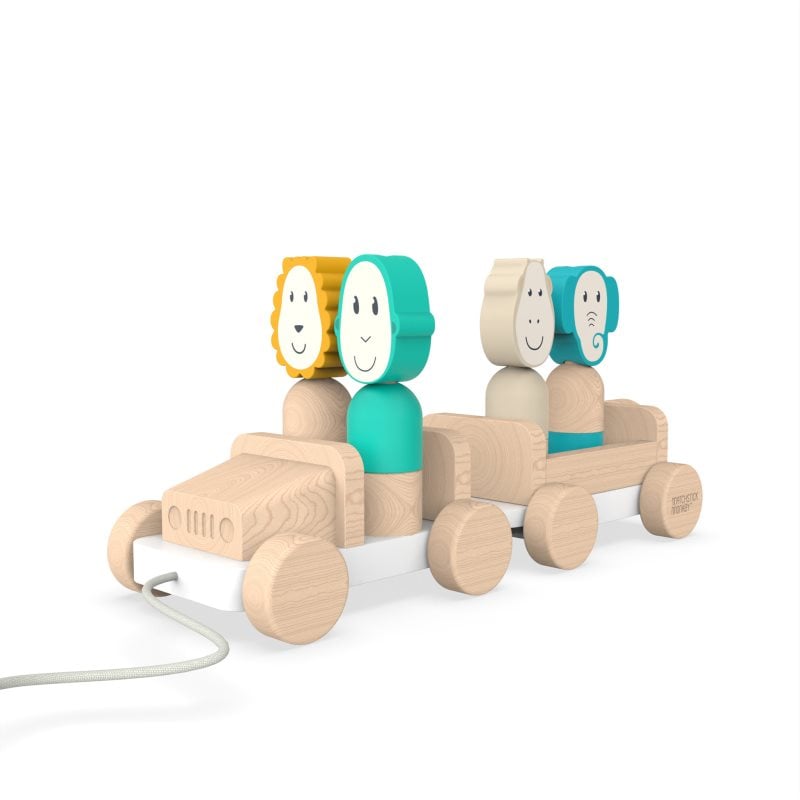 Matchstick Monkey Safari Jeep люлееща се играчка