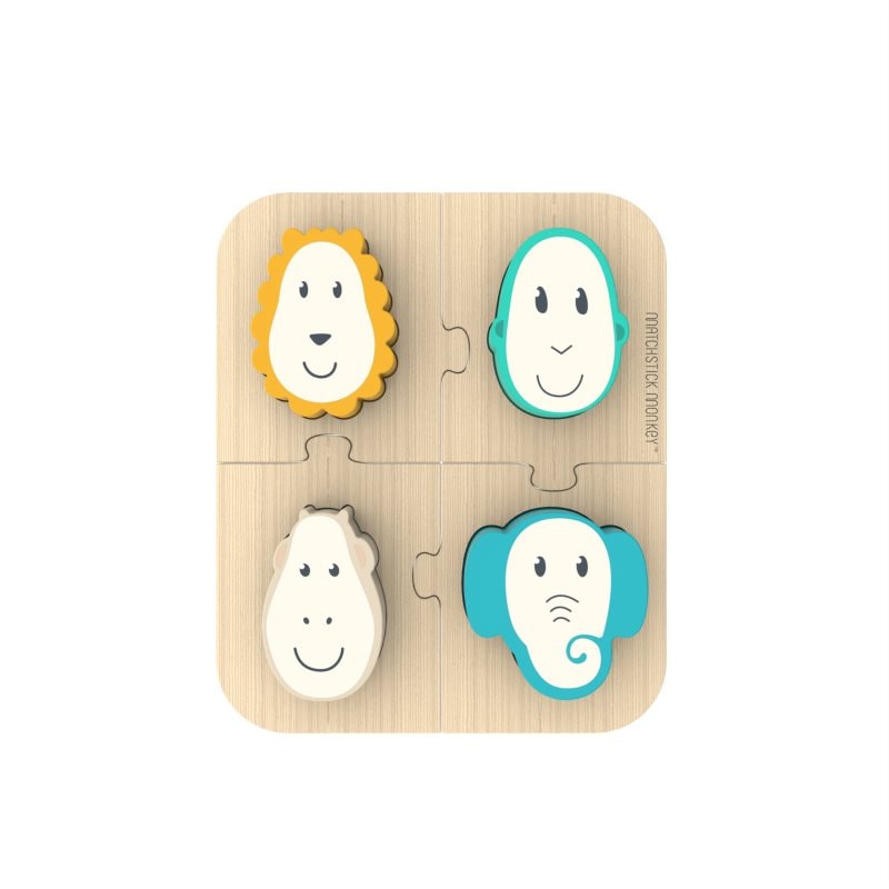 Matchstick Monkey Animal Puzzle Game играчка сортер - За деца - Сравни цени от 1 магазин с безплатна доставка