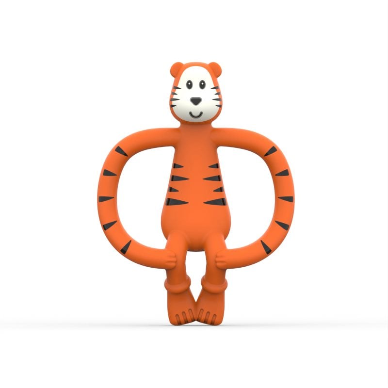 Matchstick Monkey Animal Collection четка за зъби с гризалка Tiger