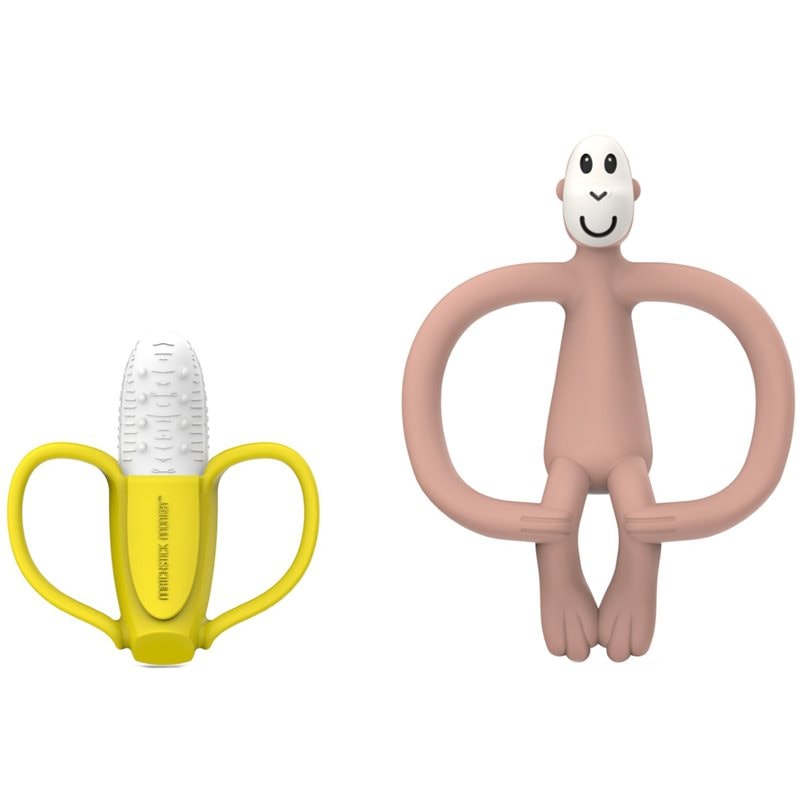 Matchstick Monkey Banana Soother & Monkey Teether подаръчен комплект за деца - За деца - Сравни цени от 1 магазин с безплатна доставка