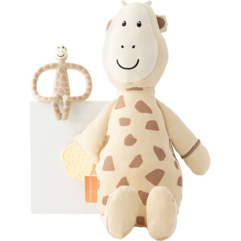 Matchstick Monkey Teething Gift Set 3m+ гризалка +играчка Giraffe - Комплект - Сравни цени от 1 магазин с безплатна доставка