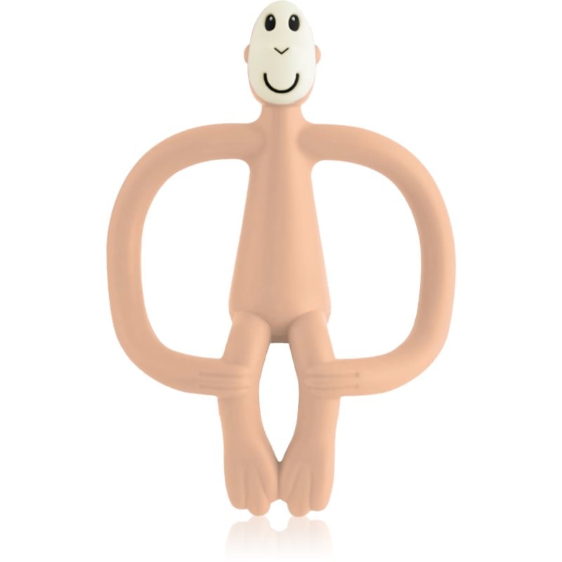 Matchstick Monkey Teething Toy and Gel Applicator гризалка с четка 2 в 1 Peach Salmon - За деца - Сравни цени от 1 магазин с безплатна доставка
