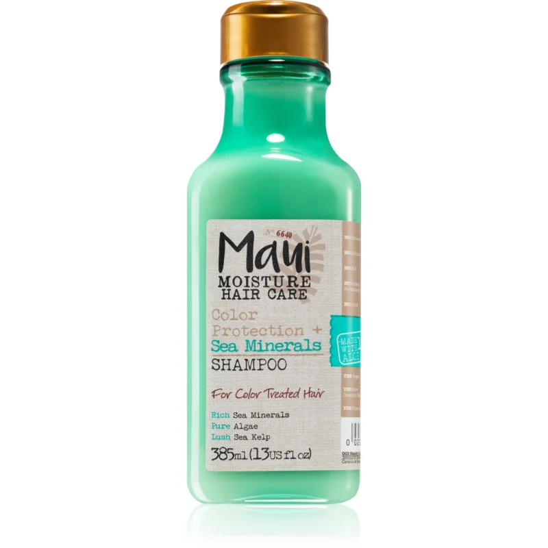 Maui Moisture Colour Protection + Sea Minerals озаряващ и подсилващ шампоан за ядисана коса с минерали