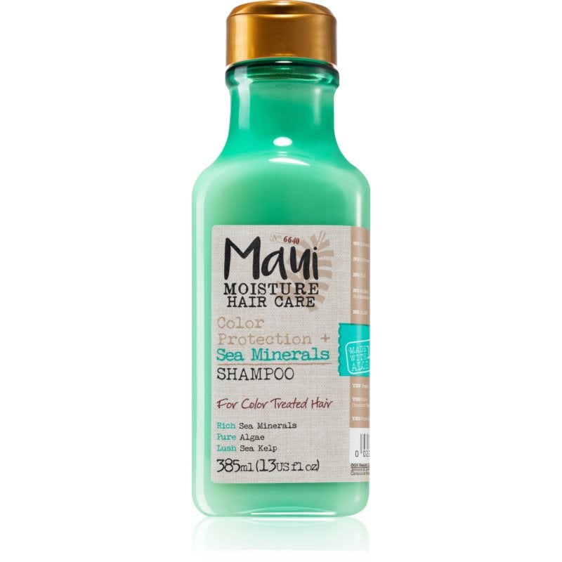 Maui Moisture Colour Protection + Sea Minerals озаряващ и подсилващ шампоан за ядисана коса с минерали