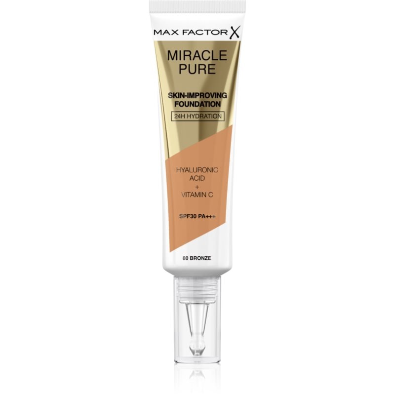 Max Factor Max Factor Miracle Pure Skin дълготраен фон дьо тен SPF 30 - Унисекс парфюм 30мл - Сравни цени от 1 магазин с безплатна доставка