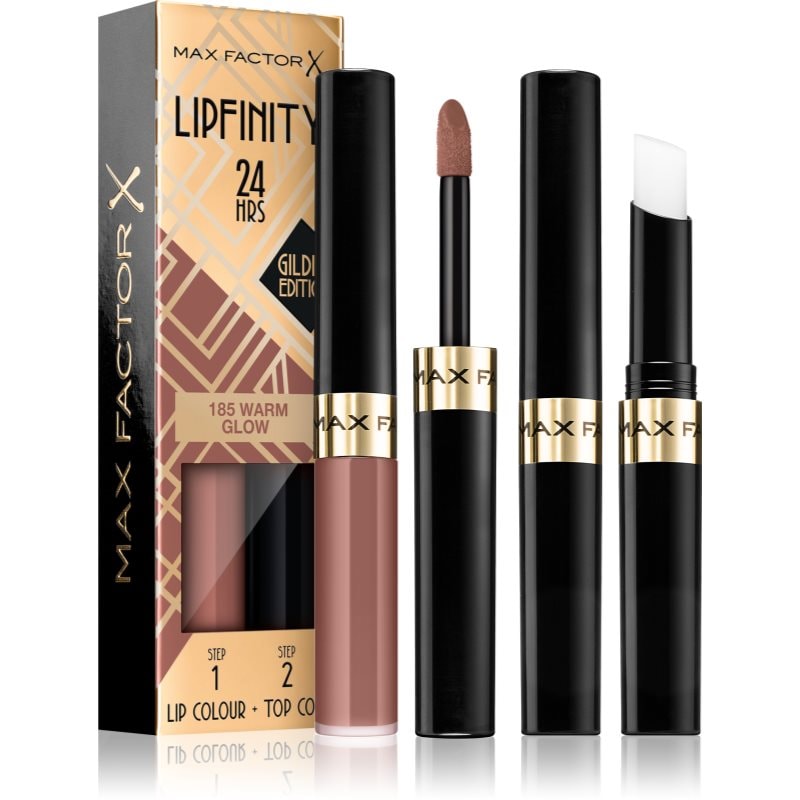 Max Factor Max Factor Lipfinity Gilded Edition дълготрайно червило с балсам - Унисекс парфюм 2мл - Сравни цени от 1 магазин с безплатна доставка