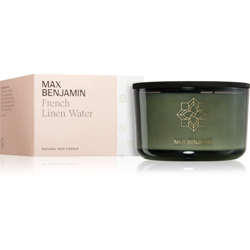 MAX Benjamin MAX Benjamin French Linen Water ароматна свещ 560 гр. - Унисекс парфюм 560мл - Сравни цени от 1 магазин с безплатна доставка
