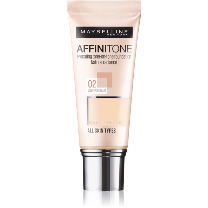 MAYBELLINE NEW YORK MAYBELLINE NEW YORK Affinitone хидратиращ фон дьо тен - Унисекс парфюм 24мл - Сравни цени от 1 магазин с безплатна доставка