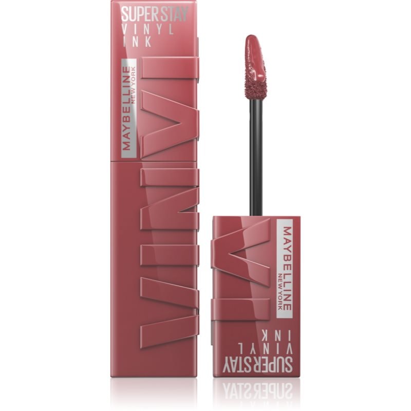 MAYBELLINE NEW YORK SuperStay Vinyl Ink дълготрайно течно червило 40 WITTY - Грим - Сравни цени от 1 магазин с безплатна доставка