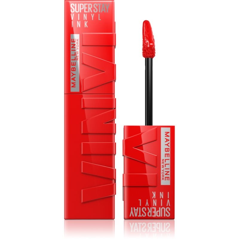 MAYBELLINE NEW YORK SuperStay Vinyl Ink дълготрайно течно червило 25 RED HOT