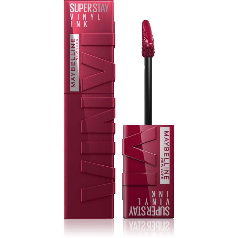 MAYBELLINE NEW YORK MAYBELLINE NEW YORK SuperStay Vinyl Ink дълготрайно течно червило 30 UNRIVALED - Унисекс парфюм 2мл - Сравни цени от 1 магазин с безплатна доставка