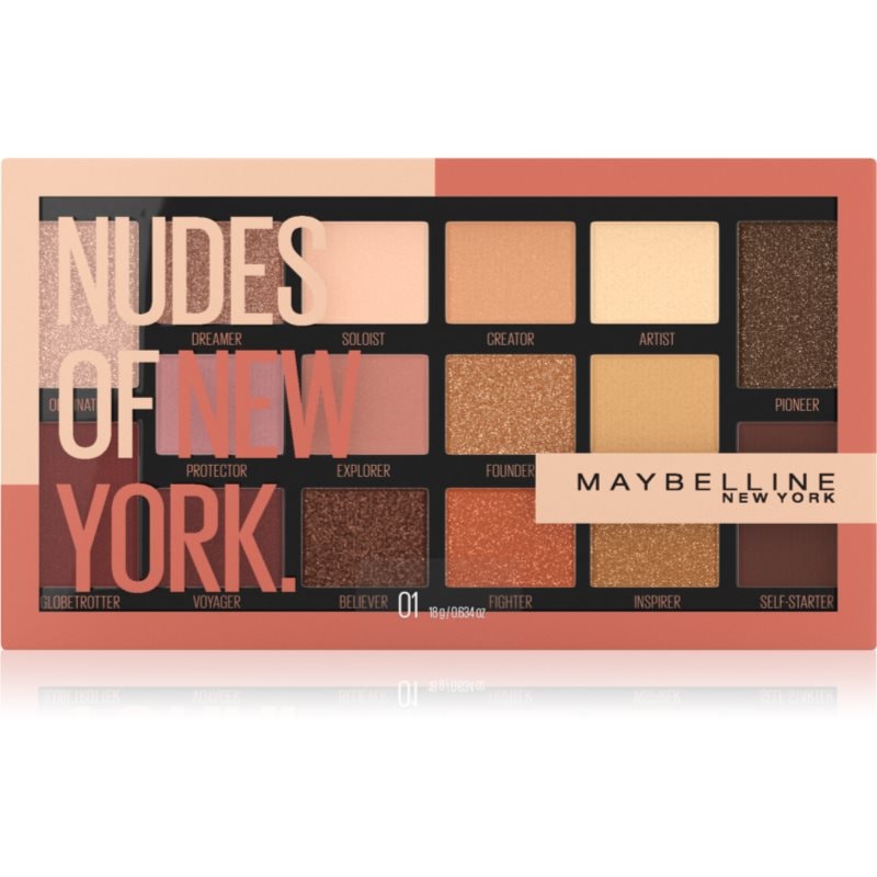 MAYBELLINE NEW YORK Nudes Of New York палитра сенки за очи - Грим - Сравни цени от 1 магазин с безплатна доставка