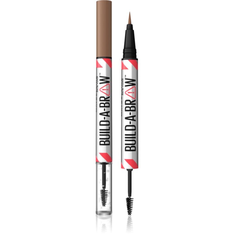MAYBELLINE NEW YORK Build-A-Brow двустранен молив за вежди за фиксиране и оформяне