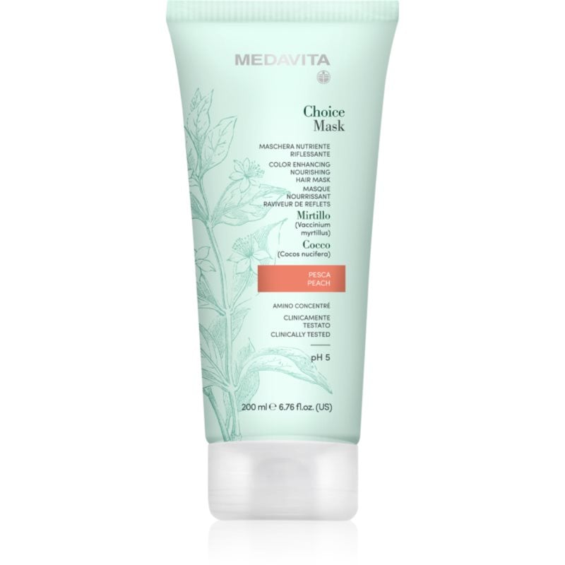 Medavita Choice Peach подхранваща маска за ядисана коса