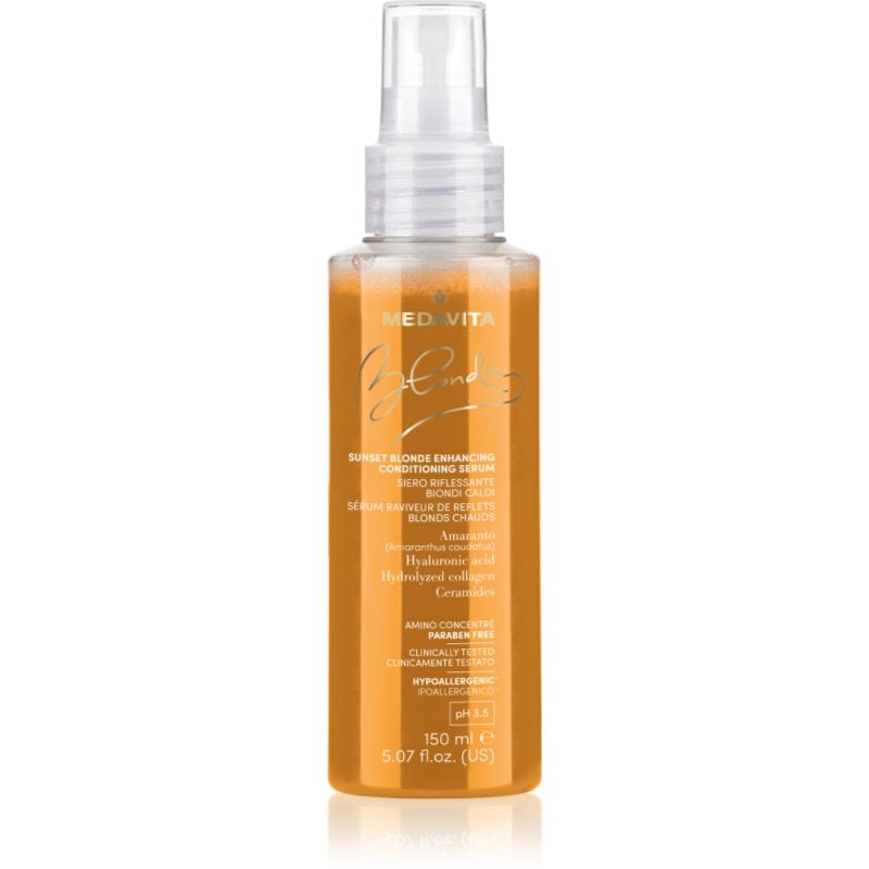 Medavita Blondie Sunset Blonde Enhancing Serum разхубавяващ серум за ядисана коса