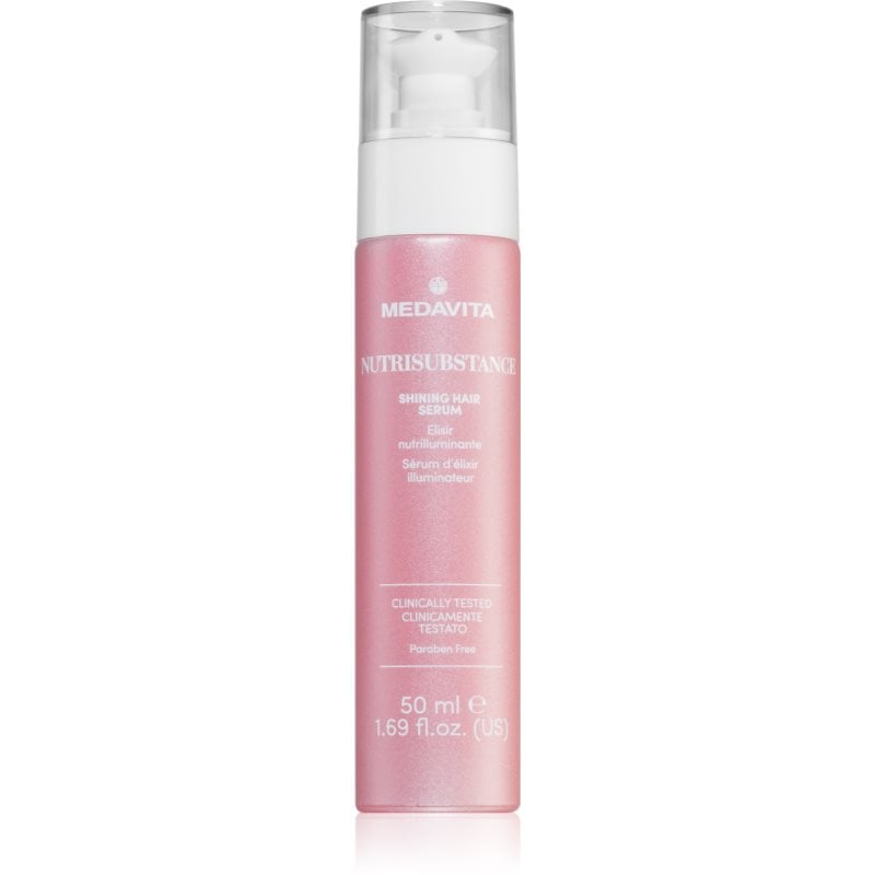 Medavita Nutrisubstance Shining Hair Serum серум за коса за подсилване и блясък на косата