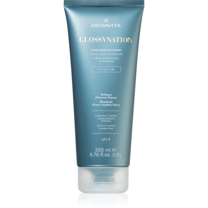 Medavita Glossynation Shine Booster Cream Хидратиращ и подхранващ крем За коса - Грижа за коса - Сравни цени от 1 магазин с безплатна доставка