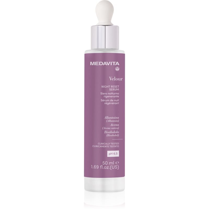Medavita Velour Night Reset Serum обновяващ серум за лицето и скалпа - Грижа за лице - Сравни цени от 1 магазин с безплатна доставка