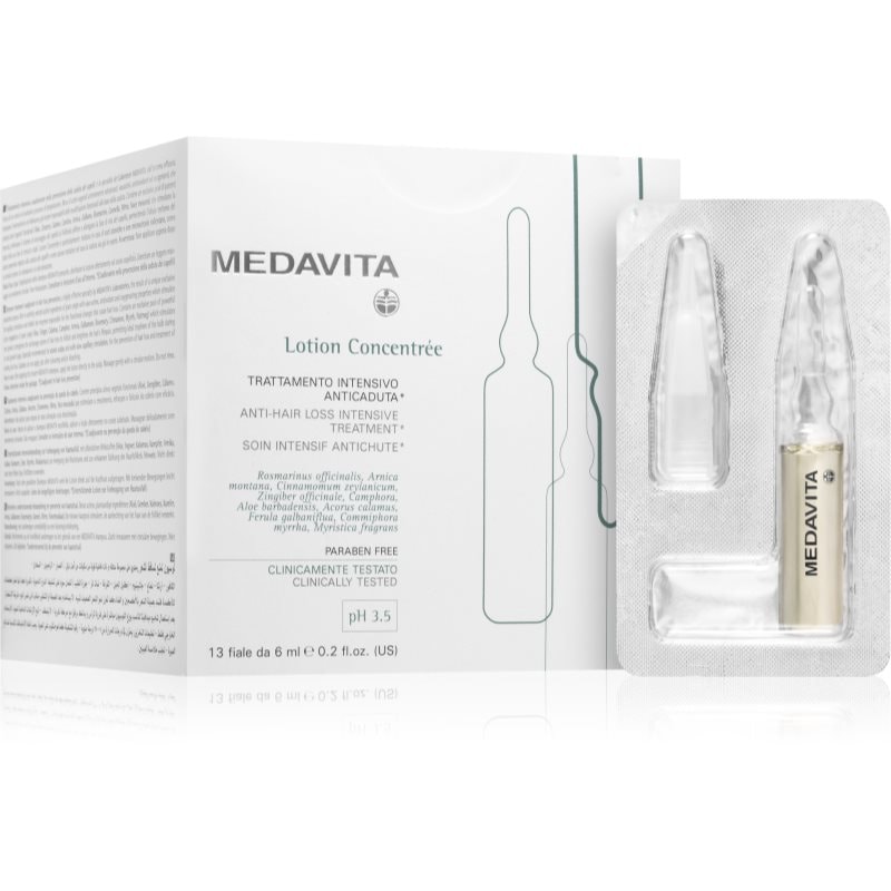 Medavita Lotion Concentrée заздравяваща грижа против косопад 13x - Грижа за коса - Сравни цени от 1 магазин с безплатна доставка