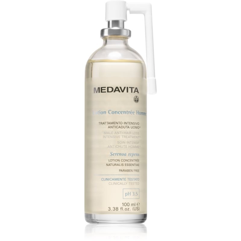 Medavita Lotion Concentree Homme Male Anti-Hair Loss Intensive Treatment тоник срещу косопад за мъже - Грижа за коса - Сравни цени от 1 магазин с безплатна доставка
