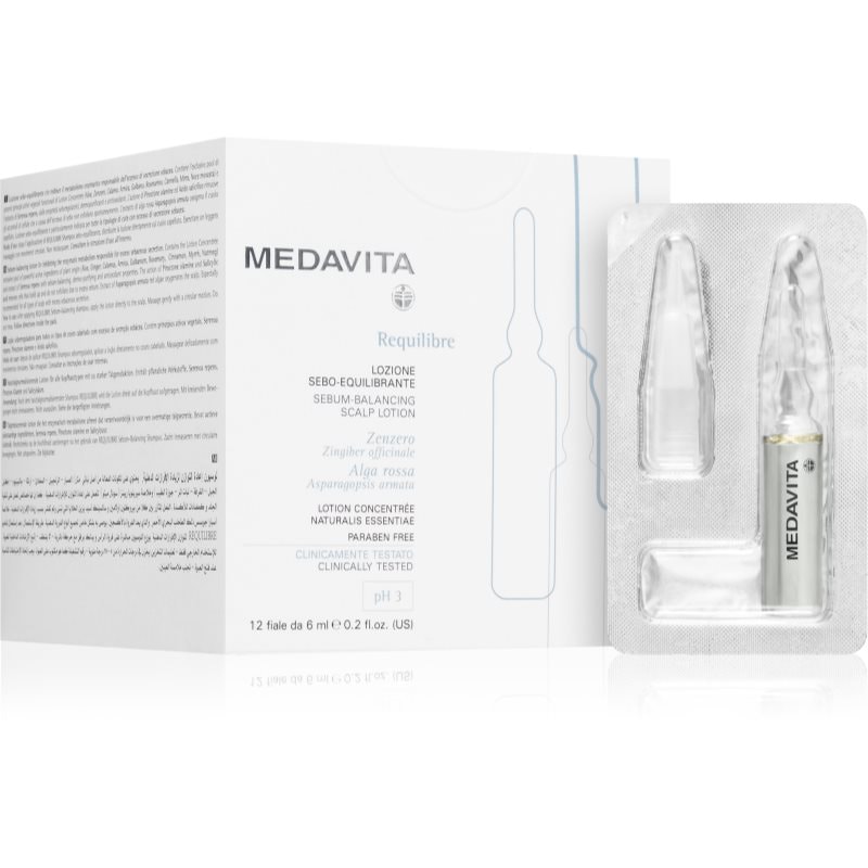 Medavita Requilibre Sebum-Balancing Scalp Lotion серум за коса за мазна кожа на скалпа 12x - Грижа за коса - Сравни цени от 1 магазин с безплатна доставка